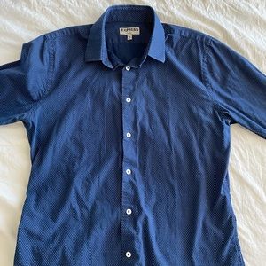 Polka dot dress shirt